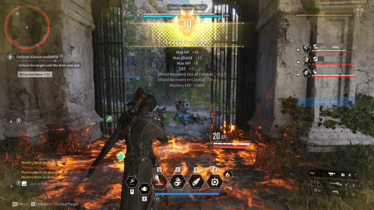 The First Descendant - Defense Cap Level Up