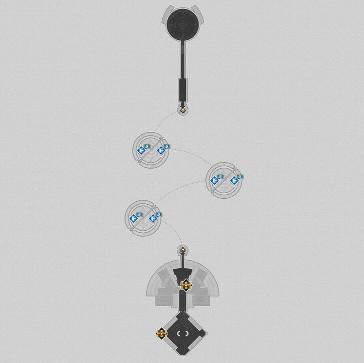 Star Rail - SoulGlad Scorchsand Audition Venue - Main Area Chests