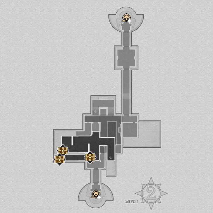 Star Rail - SoulGlad Scorchsand Audition Venue - Gunfire Trial B1 Chests
