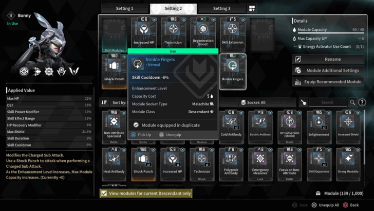 The First Descendant - Equip Proper Modules