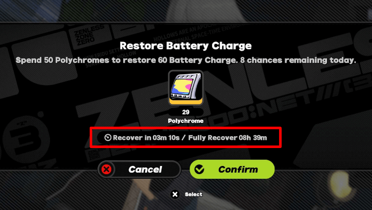 Battery Charges Recharge Time