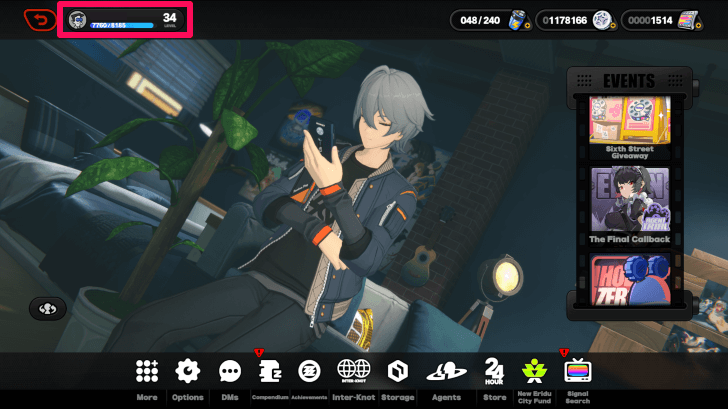 Select the Inter-Knot Profile