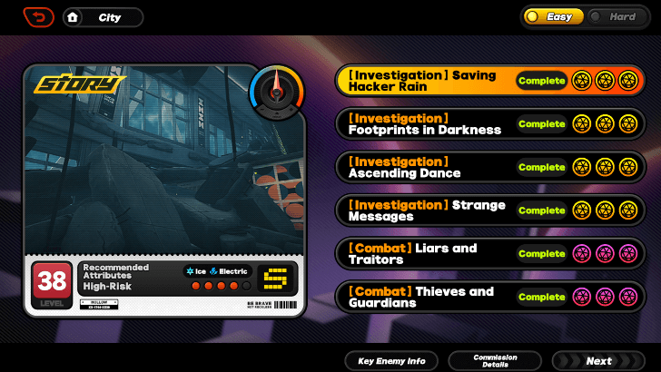 Main Story Commissions