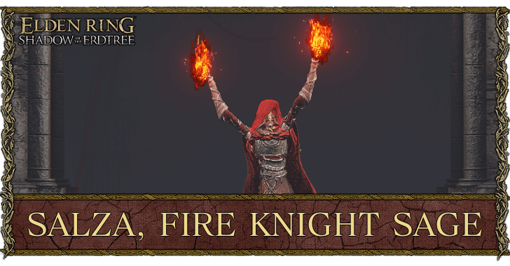 Elden Ring - Salza, Fire Knight Sage Banner