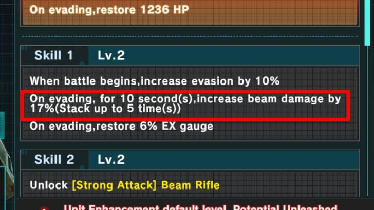 Stacking Buffs - Gundam UC Engage