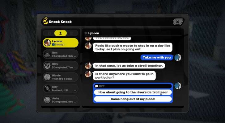 Have Lycaon Visit You