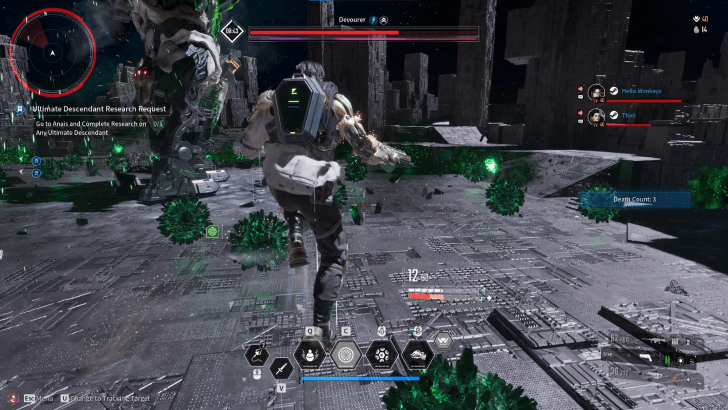 The First Descendant - Use Double Jump or Grappling Hook to Avoid Toxic Crystal