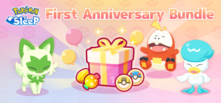 Pokemon Sleep - First Anniversary Bundle