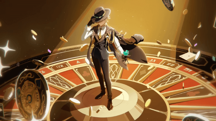 Honkai Star Rail - Aventurine Scene