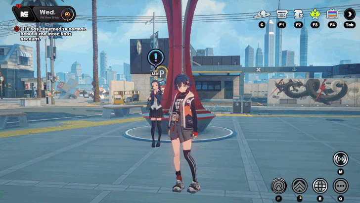 Talk to Mei in Lumina Square