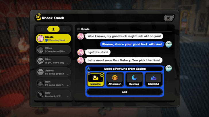 Send an Invitation to Nicole