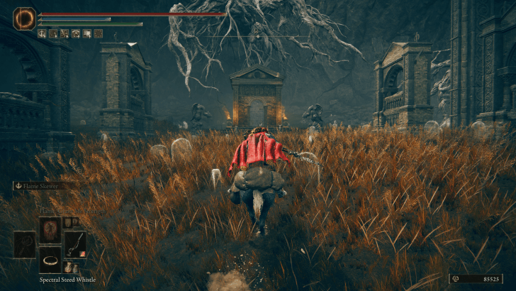 Elden Ring - Western Nameless Mausoleum World View