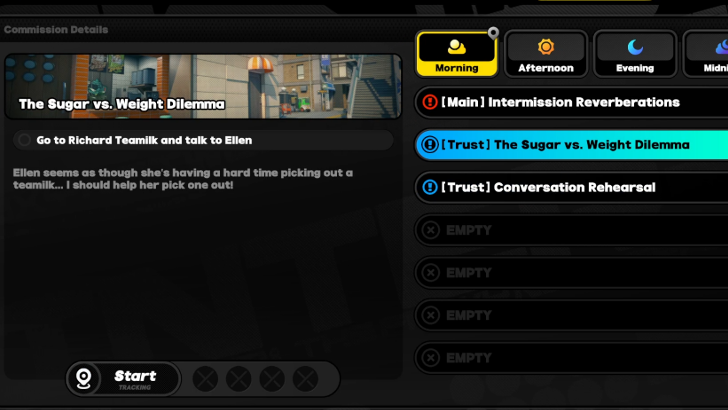 The Sugar vs. Weight Dilemma Quest Guide - Accept the Commission