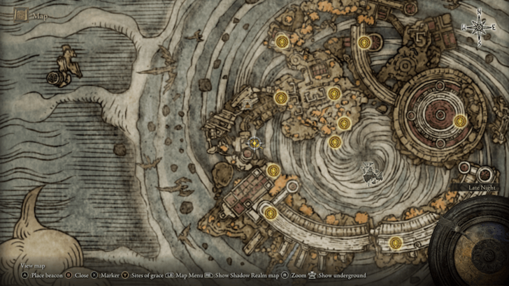 Elden Ring - Somber 7 Farum Azula Map Location