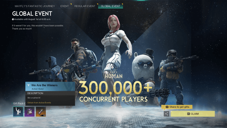 Once Human - Emote as an Event Reward