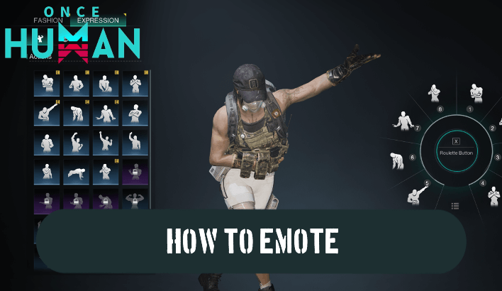 Once Human - How to Emote