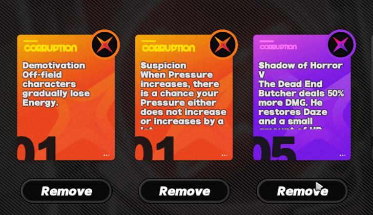 Core Floor 3 Remove Corruptions