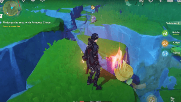 Genshin Impact The Forest and the Princess Walkthrough - Undergo the trial with Princess Cimest