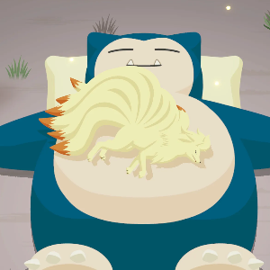 Pokemon Sleep - Atop-Belly Sleep