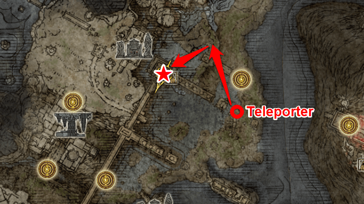 Elden Ring - Somber Smithing Stone 5 Map Location