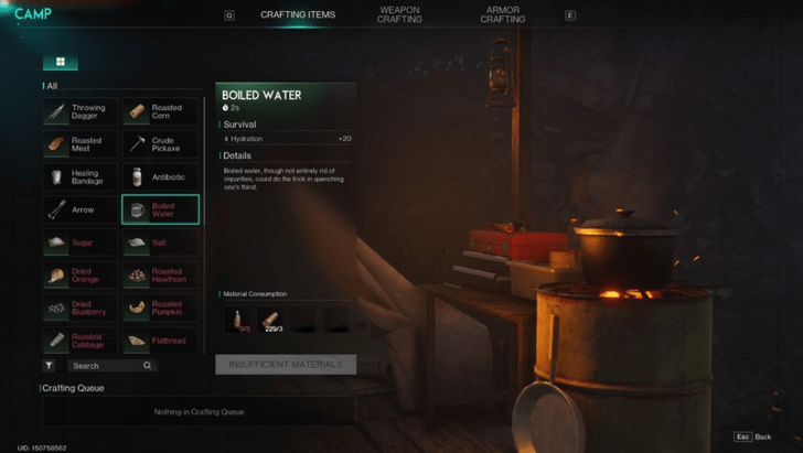 Once Human - Boiled Water