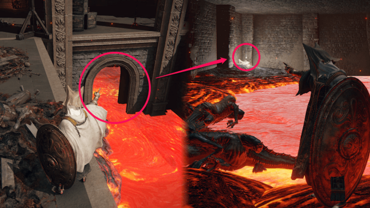 Elden Ring - Volcano Manor Basilisk Area Somber Smithing Stone 6 Location