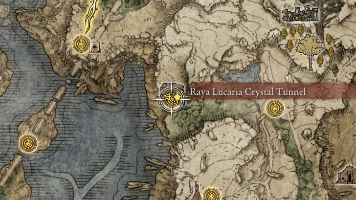 Elden Ring - Somber Smithing Stone 3 Map View