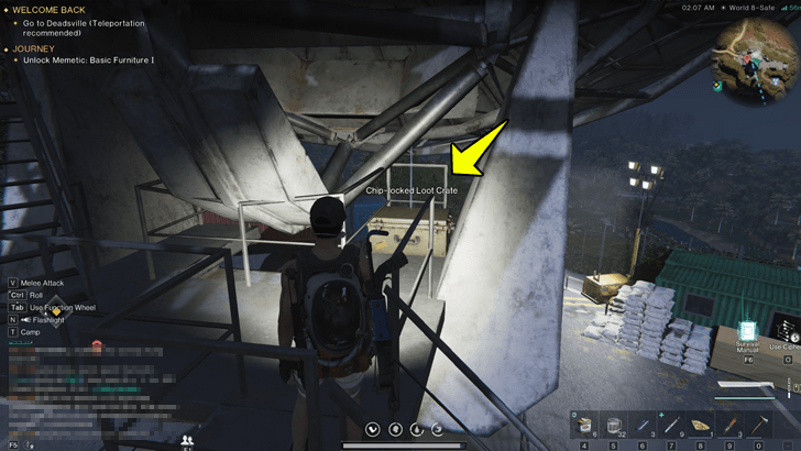 Once Human - Sketch of an Inspection Point Overworld Location