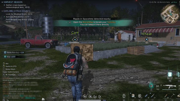 Once Human - Gather Wheat and Corn Crops