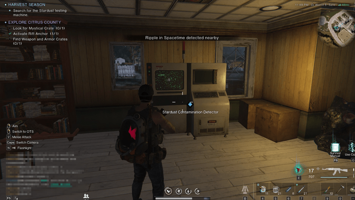 Once Human - Find the Stardust Testing Machine