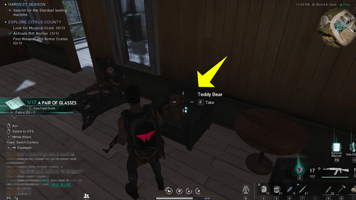 Once Human - Find the Teddy Bear that Triggered the Deviation