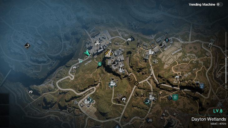 Once Human - Dayton Hospital Start Map Location