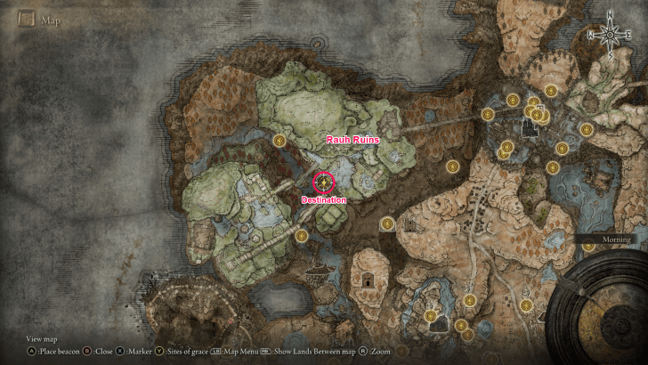 Elden Ring - Imbued Sword Key DLC Belfry Destination Map Location