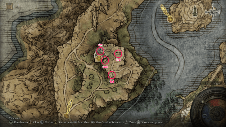 Elden Ring - Imbued Sword Key Four Belfries Waygates