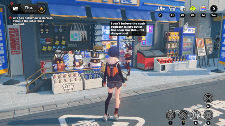 Meet Nekomata at 141 Convenience Store