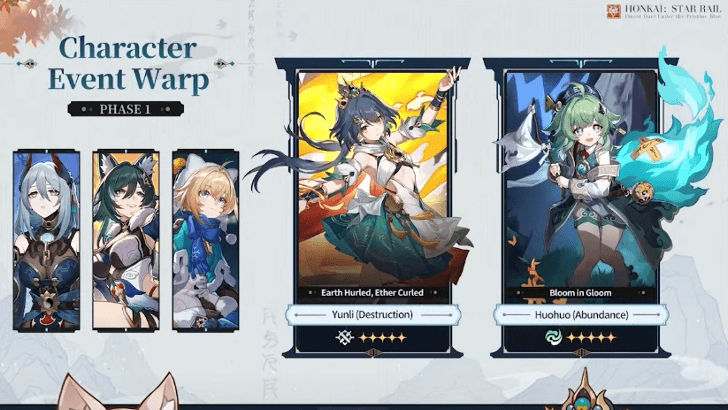 Honkai Star Rail - Version 2.4 Phase 1 Character Banners