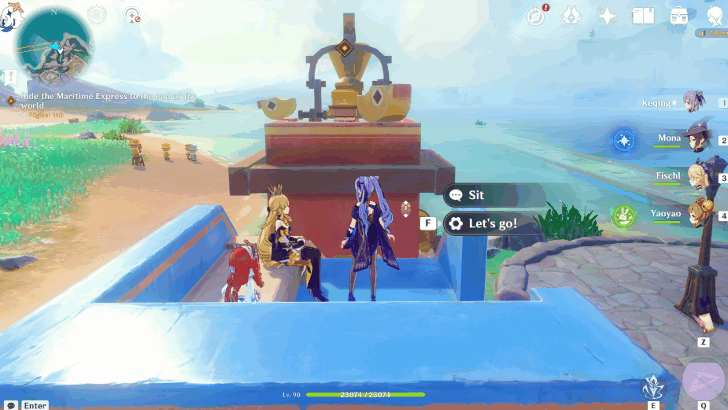 Genshin Impact Until the End of the World Walkthrough - Ride the Maritime Express to the end of the world