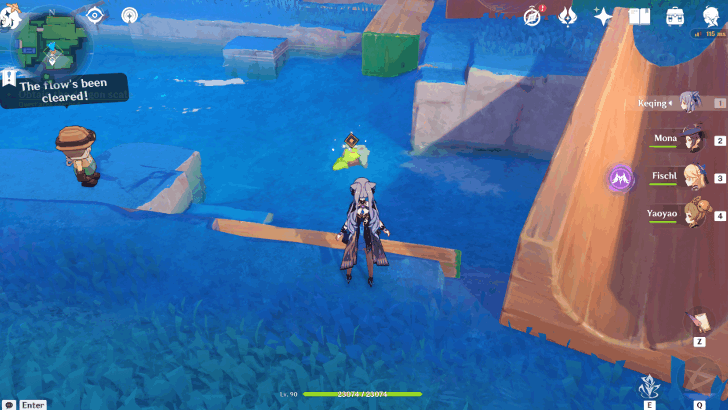 Genshin Impact Until the End of the World Walkthrough - Obtain the dragon scale