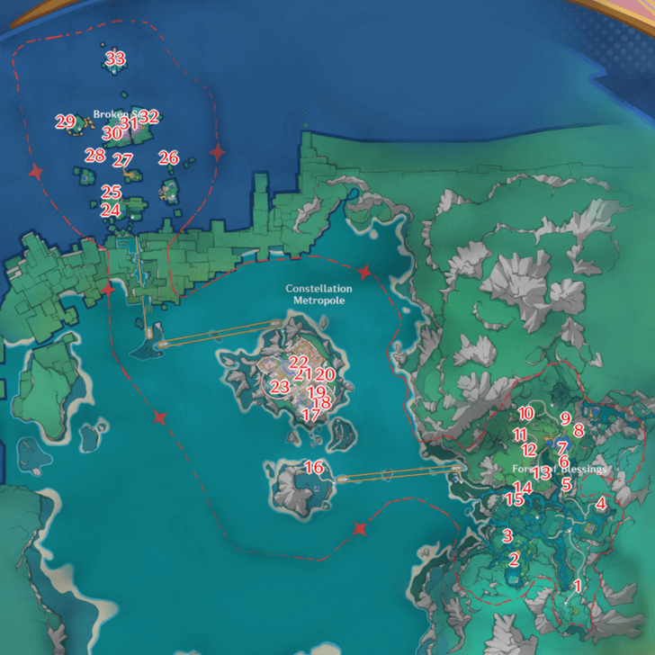 Genshin - All Simulanka Paper Crane Locations - Day 3