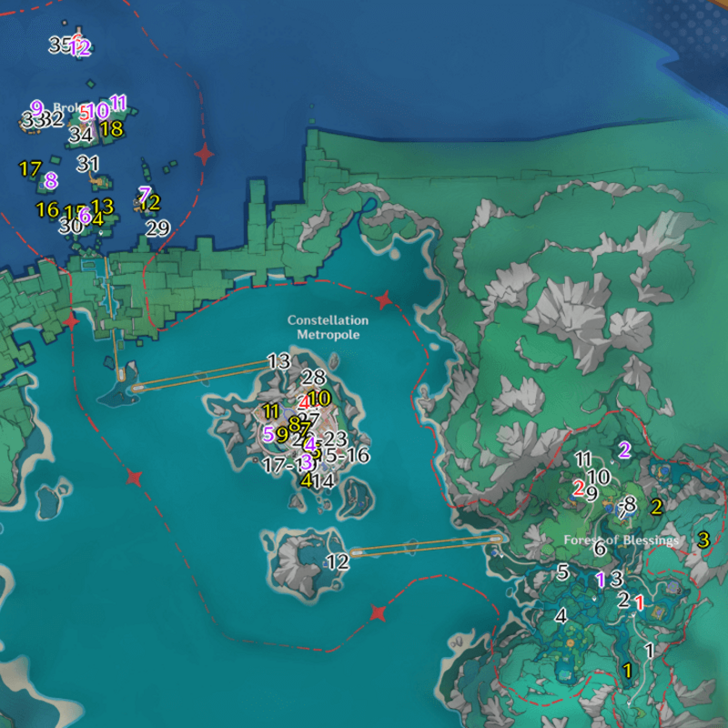 Genshin - All Chest Locations in Simulanka