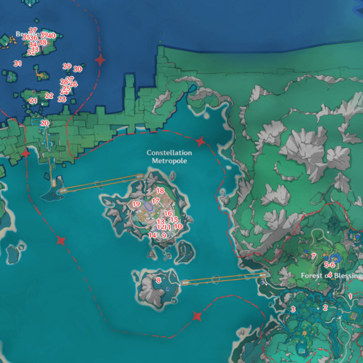 Genshin - Simulanka Toy Puzzle Locations