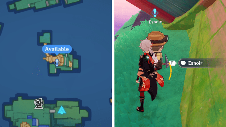 Genshin Impact Towardsthe Lighthouse, or Far Away Quest Location