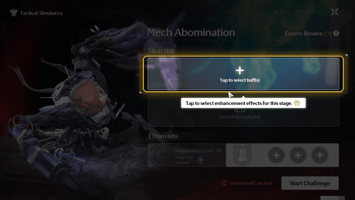 Wuthering Waves - Choose Stage Buffs