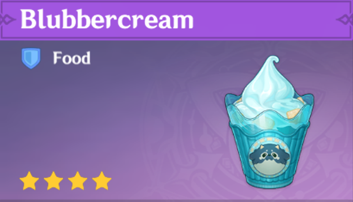 Genshin Impact - How to Get Blubbercream and Effects