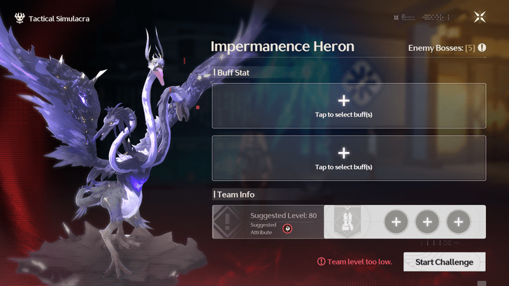 Wuthering Waves - Tactical Simulacra Impermanence Heron