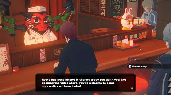 Investigate Noodle Shop and Convenience Store