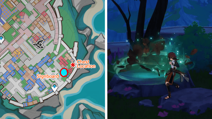 Genshin - 1st Note Location