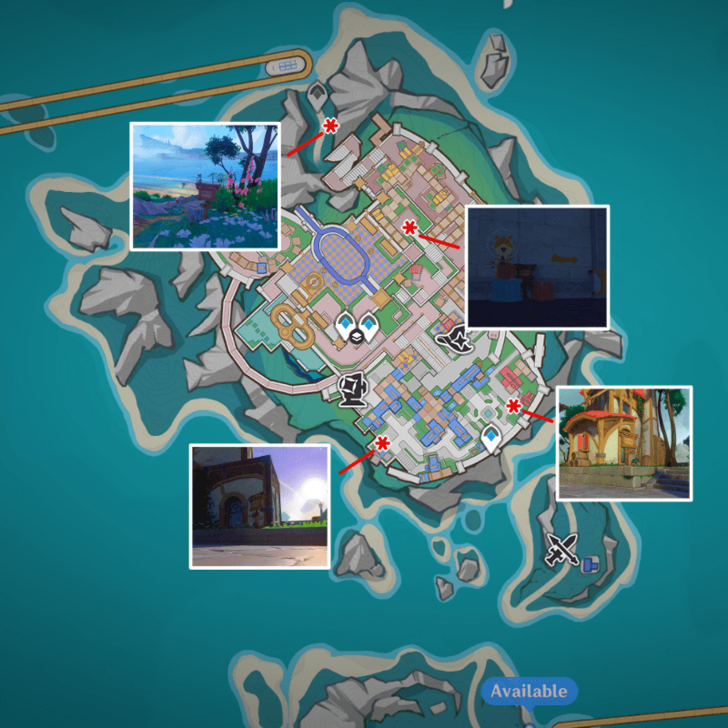 Notes in the Chest Map