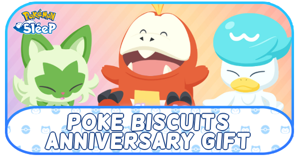 Poke Biscuits Gift for the 1st Anniversary
