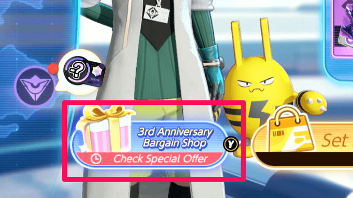 Pokemon UNITE - Bargain Shop in Shop Screen.png